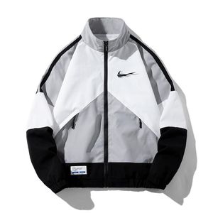 Digner Mens Tech ET Spring Autumn Windrunner Tee Mode Mobicets Sports Windbreaker غير الرسمي في الهواء الطلق ETS ملابس العلامة التجارية