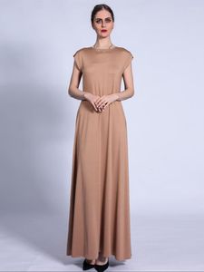 Abbigliamento etnico Eid Arabo Donne Musulmane Abaya Abito Interno Senza Maniche Lungo Medio Oriente Dubai Caftano Islamico Femme Fodera Vestido 2023