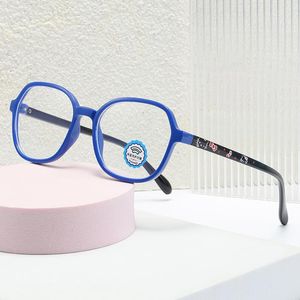 Sunglasses Frames 3-12 Years Blue Light Blocking Glasses Kids Big Frame Boy Girl Reflective Clear Lenses UV400 Computer Children Eyeglasses