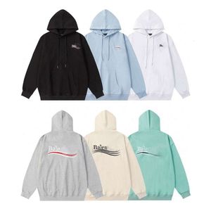 23SS MENS HOODIE Gevşek Kapşonlu Sweater Tasarımcı Hoodies Erkek Kadın Kadife Krop Sweatshirt Kış 420g Saf Pamuk Uzun Kollu Üst