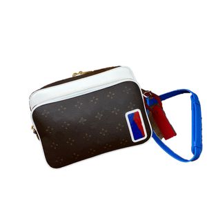 10A Diagonal påse Luxury Brand Bag 2023 New Men's Pås dubbel dragkedja kamerapåse en axel crossover väska läder liten fyrkantig väska bröstväska kvalitet