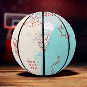 custom Basketball diy Basketball Adolescents men women youth children outdoor sports Basketball game team training equipment Factory direct sales ST3-26