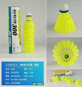 Bolas de nylon para badminton, bolas de plástico leves e estáveis