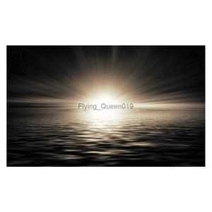 Bakgrundsmaterial Sunrise and Sea Photography Bakgrundsbilder Bakgrund Foto Studio Vinyl Art Props YQ231003