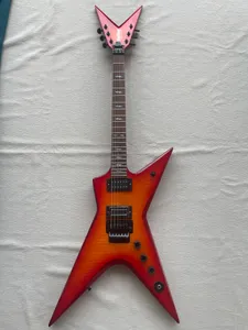 Benutzerdefinierte High-End-Dimebag-Signaturmodell Elektrische Gitarre ML Cherry Flame