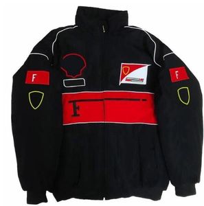 2024 equipe jaqueta com capuz nova f1 corrida dos homens hoodie das mulheres moletom com capuz fãs de corrida à prova de vento completo zip jaqueta com capuz 5a