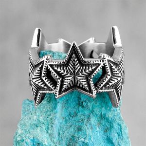 Starry Night Little Stars Stainless Steel Women Men Rings For Girl Boyfriend Lovers Couple Jewelry Creativity Gift Whole Clust266l