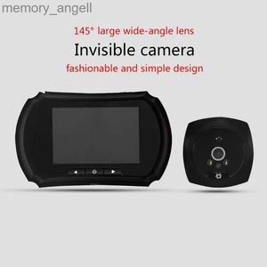 Doorbells OFBK 3.5'' Digital for Smart Video Doorbell Camera Intercom 1.0MP IR Night for VISION Automatic Photo/Video Invisible C YQ2301003