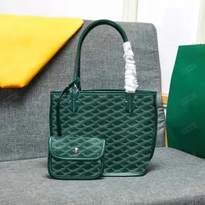Högkvalitativ tvådelar handväska sac anjou mini handväska modedesigner handväska lyx läder mode klassisk dubbelsidig axelväska