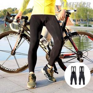 Pantaloni da uomo 2023 Maglia da ciclismo Giacca invernale primaverile Bavaglini Manica lunga MTB Abbigliamento da bicicletta Maillot Tuta termica in pile