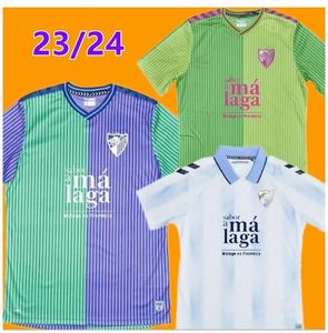 23 24 Malaga Soccer Jerseys 2023 2024 CF Malaguista ontiveros jcastro Juanpi maillots de foot shirt santos adrian onform 5555