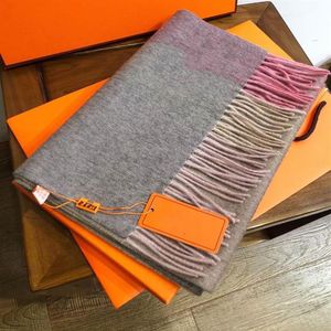 Weicher Kaschmirschal Hochwertige bestickte Schals Mode für Männer und Frauen warme Markenschals 180 30 cm250Z