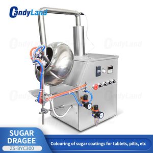 Candyland BYC Dragee Machine Chocolate Coating Sugar Polishing Candy Snack Making Machine Colouring Nuts Peanuts Tablet Coating