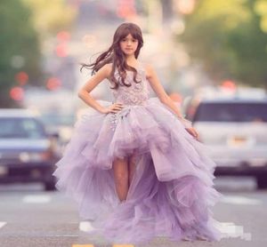 Lavender Flower Girl Dresses 2019 Girls Ball Gown Prom Dress Pageant Dresses For Girls Glitz Junior Bridesmaid Dresses1806594