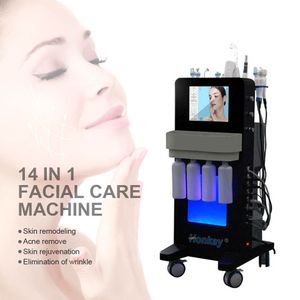 Großhandel Promotion14 in 1 H2o2 Hydradermabrasion Gesichtsmaschine Hydrotherapie Ernährung Einführung Gerät Spa Aqua Beauty Salon Ausrüstung