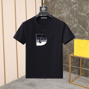 DSQファントムタートルメンズデザイナーTシャツイタリアのミラノファッションロゴプリントTシャツ夏の黒い白いTシャツヒップホップストリートウェア102925