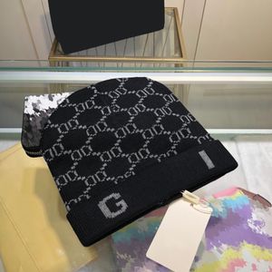 Lüks Şapka Kış Şapkası Tasarımcı Beanie Örgü Bonnet Erkekler ve Kadınlar Sıcak Karma Kaşmir Şapkalar Kayak Kapakları Golf Kaşmir Patchwork Mektupları G Açık Mekan Nice Nice