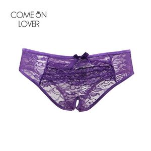 Comeonlover Biancheria Intima Erotica Crotchless Culotte Dentelle Sesso Donna Slip in pizzo Slip Plus Size Multi Colori Mutandine da donna PL5008223K