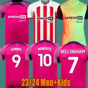 23 24 SUNDERLAND Heim-Fußballtrikots STEWART SIMMS ROBERTS AMAD CLARKE DAJAKU EMBLETON EVANS NIEN Fußballtrikot PRITCHARD Herren-Kinder-Set