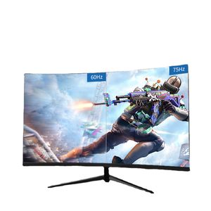 TUHUI 27 23,8 1080P HD Monitor curvo de computador LCD PC Gaming 75Hz Display compatível com tela de desktop de escritório