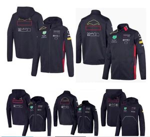 new F1 racing jacket spring and autumn team zipper sweatshirt with the same customization