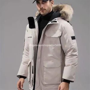 Inverno para baixo jaquetas de lazer ao ar livre para baixo casacos à prova de vento casaco masculino à prova dwindproof água e neve jaqueta grossa colla real wol250y