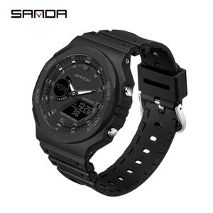 Sanda Casual Men's Watches 50m Waterproof Sport Quartz Watch for Mane Wristwatch Digital G Style Shock Relogio Masculino 2204281Z