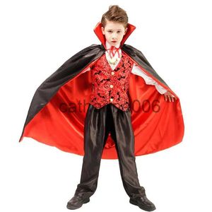 Specjalne okazje Straszne wampiry Dracula chłopcy Fantazja Halloween cosplay cosplay impreza dzieci dziecko earle dracula gotycki wampir kostium x1004