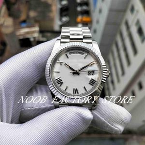 Men Size Watch Super BP Factory Version 2813 Movement V2 White Roman Dial 228239 silver Stainless Steel Strap Sapphire Glass 40 mm2494