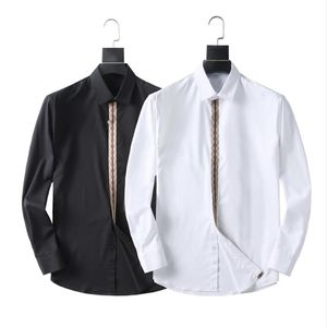 2022 Luxury Designer Men's Shirts Fashion Casual Business Social and Cocktail Shirt Brand Spring Autumn Slimming the Most Fas240r