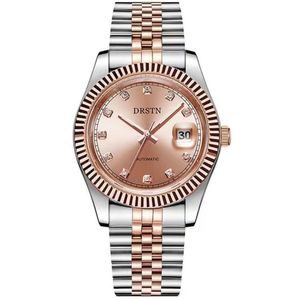 Lady Mens Luxury Brand Watches 41mm 36mm Tarih Otomatik Mekanik Çerçeve Paslanmaz Çelik Sevgililer Safir Katlanır Toka Watch Wome296K