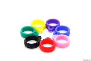 Randa de cordão de silicone de 13 mm Colar de silicone O Ring Clips para Kit de caneta descartável kit de bateria plana corda de corda de corda