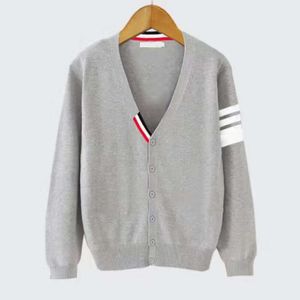 It-Thom Men Hoodies 스웨트 셔츠 가을 겨울 순수 면화 루프백 저지 니트 엔지니어링 팔 크루 넥 풀버 화이트 브라운 여자 A3