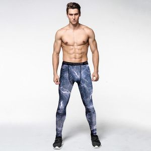 Calças masculinas Mens Casual Respirável Secagem Rápida Lápis Sweatpants Alta Qualidade Impressão Esportiva Fittness Calças Apertadas para Homem