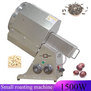 Electric Drum Rotary Chestnut Cocoa Almond Roaster Nuts Peanut Baking Machine