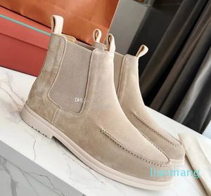 Loross Frauen Männer Melone Stiefeletten Lug Sohle Kalbsleder Kleid Hochzeit Party Martin Booties Gentleman Motorrad Bottes