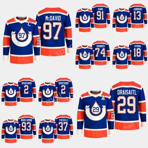 2023 Heritage Classic Jerseys Hockey Zach Hyman Darnell Nurse Evan Bouchard Evander Kane Warren Foegele Mattias Janmark Stuart Skinner