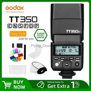 Flash Teste Godox TT350 Mini Speedlite TT350C TT350N TT350S TT350F TT350O TT350P Fotocamera TTL HSS per Fuji Olympus YQ231005