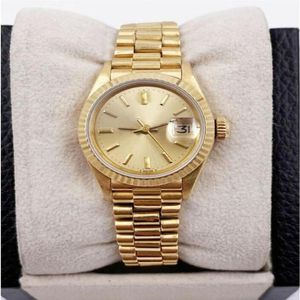 2021 relógio feminino senhora tamanho 26mm data menina safira vidro relógio de pulso movimento mecânico automático watch340l