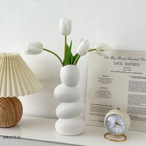 Wazony kreatywny wazon ceramiczny ins wiatr światło luksusowe wysokiej jakości nieprawidłowości Pebble Dom Dekoracja salonu