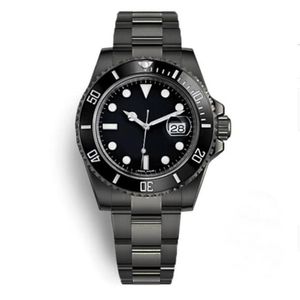 BBG Factory Automatic Mechanical Mariner 40mm Watch Sapphire Glass Ceramic Bezel Date 904 Stainless Steel All Black Style 116610 M285Q