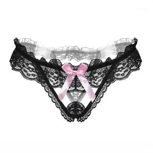 Calcinha feminina de alta qualidade sexy rendas deslizamentos senhora cuecas uderwear íntimos deslizamento 6 cor pérola g-string mulheres panties1272g