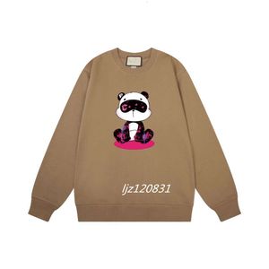 Felpa con cappuccio da uomo 23SS Maglione girocollo con graffiti dipinti a mano 100% cotone modello Spray 420g Top sportivo Pullover casual da donna