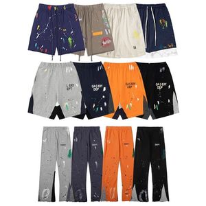 23SS Mens Plus Tamaño Pantalones acolchados Pantalones de chándal Hip Hop Costura Pantalones Diseñador Jean Shorts para hombres Bootcut Mujeres Casual Algodón In2643