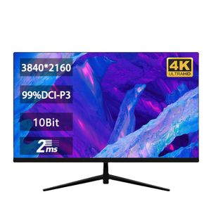 Bimawen 27Inch 4K Monitor 3840 2160P HDR 60Hz Narrow Office Computers 99%SRGB 10Bit Low Blue Light IPS Flat Panel Screen