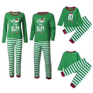 Family Matching Christmas Pajamas Two Pieces Set Red Letters Reindeer Tree Snow Print Desig Nightcloth Pyjamas Sleepwear For Men W287Y