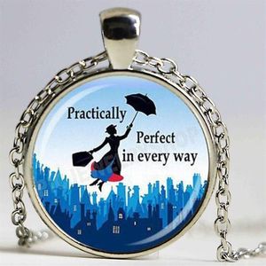 Mary Poppins Fantasy Girl Immagine Collana Collana Gioielli fatti a mano3128