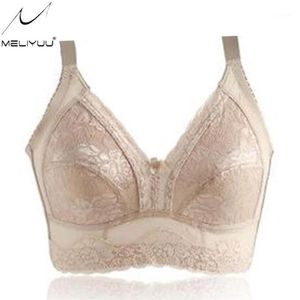 Reggiseni taglie forti a coppa piena da donna Reggiseno in cotone non imbottito Reggiseno senza fodera in pizzo Bralette Reggiseni minimizzanti senza fili Lingerie BH12753