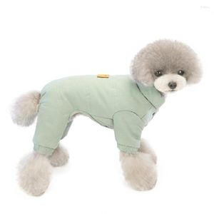 犬のアパレル温かいペットコートジャケット冬のカジュアル服4脚ジャンプスーツ子犬小さな衣装の衣装