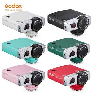 Flash Heads Godox Color Lux Junior Camera Flash GN12 6000K200K 7 Nivåer Flash Speedlite Trigger för Fuji Olympus Camera YQ231003